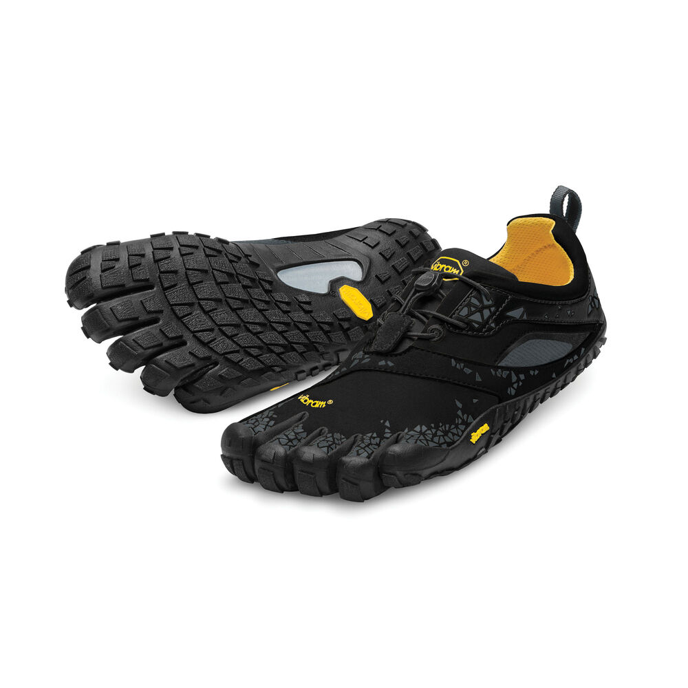 Vibram Fivefingers Spyridon MR Mens Running Shoes Black/Grey Australia (XSQ148795)